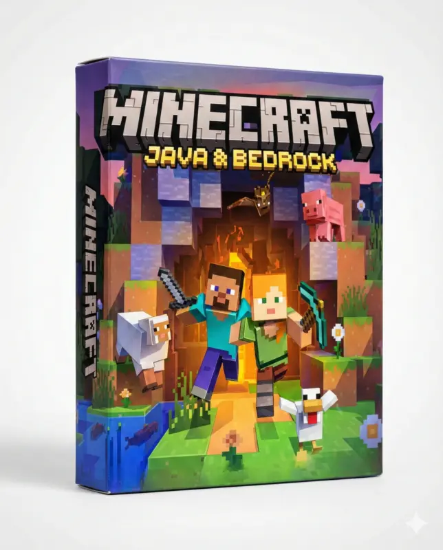 Minecraft Java og Bedrock Edition – spillicens produktbillede